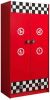 Vipack 2 deurs kledingkast Monza rood 190x90x55 cm Leen Bakker online kopen