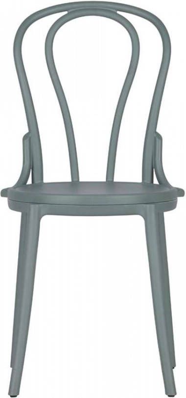 Woood eetkamerstoel Bibi kunststof jadegroen(2 stuks) Leen Bakker