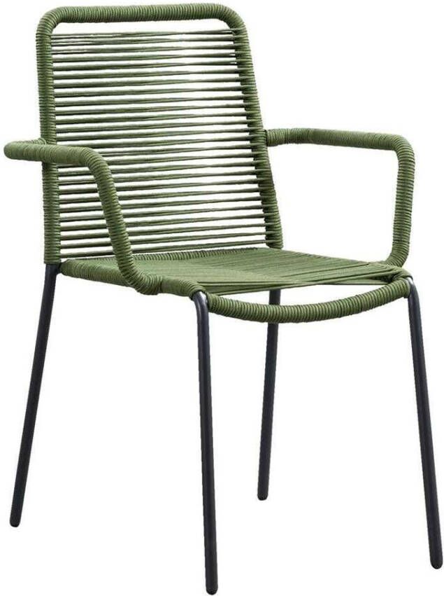 Woood Le Sud stapelstoel Lunas groen Leen Bakker