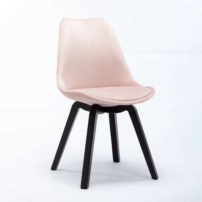 Artistiq Eetkamerstoel 'Jolie' Velvet, kleur Roze