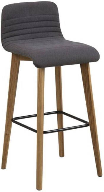 Leen Bakker Barkruk Altura antraciet(2 stuks)