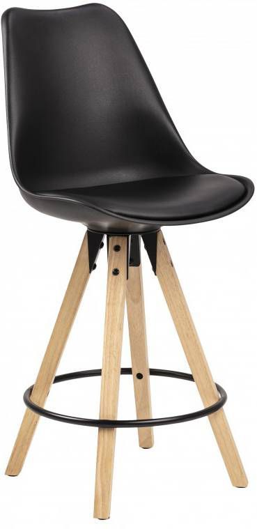 Bendt Barstoel 'Lærke' (zithoogte 66cm), kleur Zwart