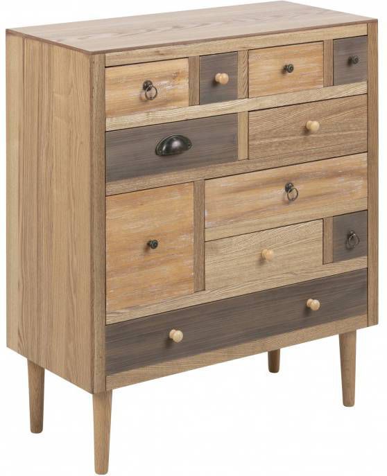 Leen Bakker Ladekast Suomi essenkleur 81x70x32 cm