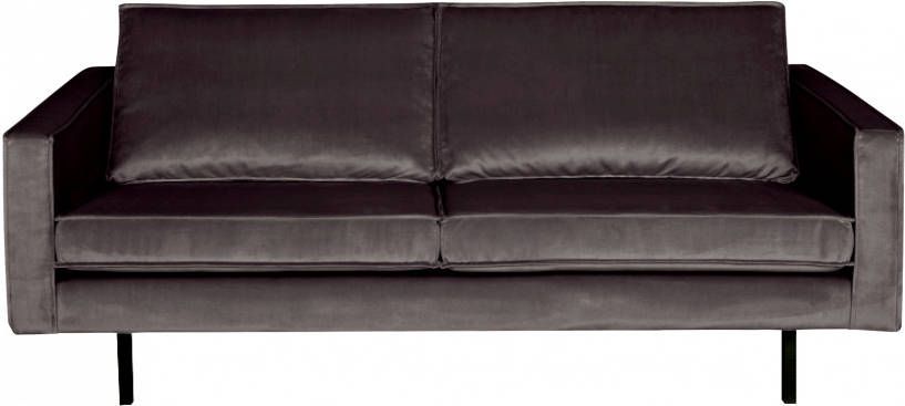 BePureHome Bank 2, 5 zits 'Rodeo' Velvet, kleur Antraciet