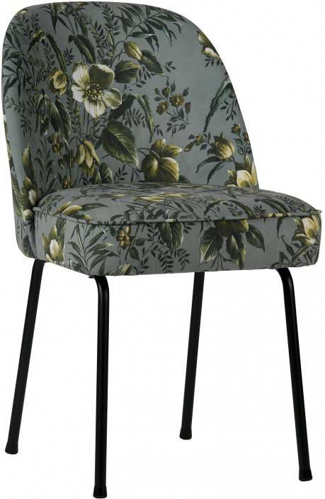 BePureHome Eetkamerstoel 'Vogue Poppy' Velvet, kleur Grijs