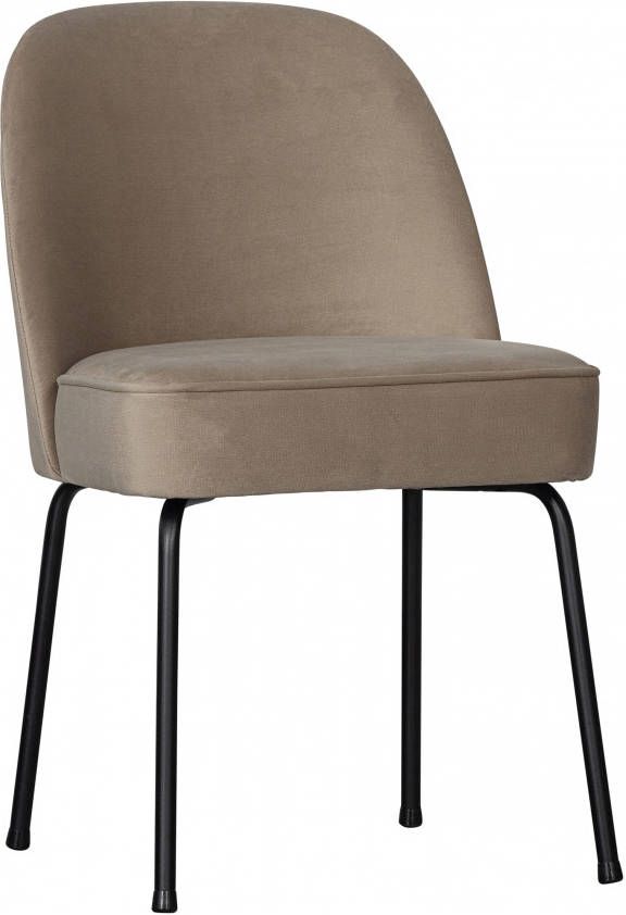 BePureHome Eetkamerstoel 'Vogue' Velvet, kleur Khaki