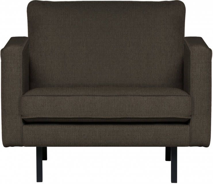 BePureHome Fauteuil 'Rodeo' Stretched, kleur Warm Grey/Brown