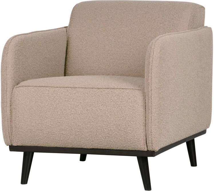 BePureHome Fauteuil 'Statement' Met arm, Bouclé, kleur Beige