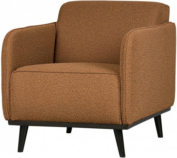 BePureHome Fauteuil 'Statement' Met arm, Bouclé, kleur Butter