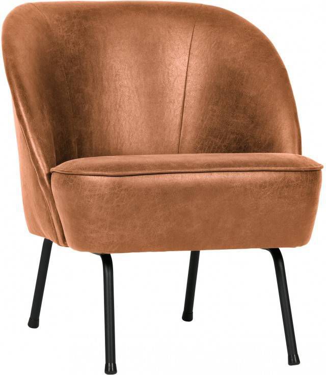 BePureHome Fauteuil 'Vogue' Eco leder, kleur Cognac