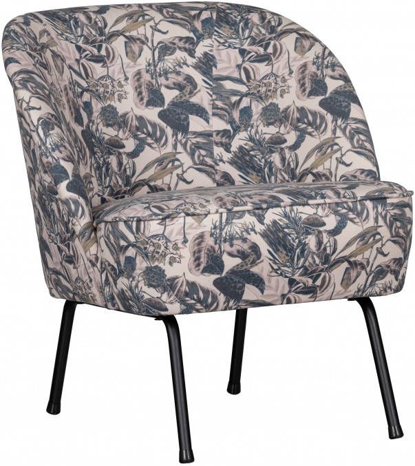 BePureHome Fauteuil 'Vogue' Velvet, kleur Bouquet Milk