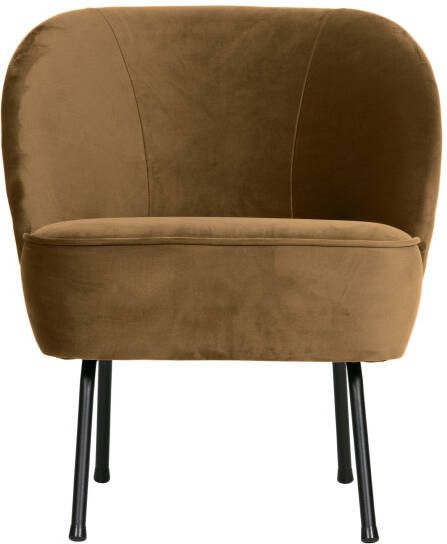 BePureHome Fauteuil 'Vogue' Velvet, kleur Honing Geel