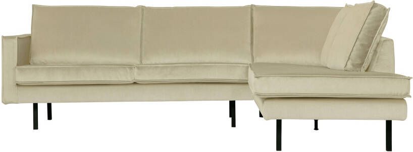 BePureHome Rodeo Hoekbank Rechts Velvet Pistache 85x266x86/213