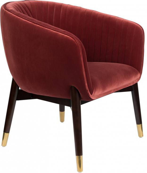 Dutchbone Fauteuil Dolly Burgundy 80 x 71 x 67