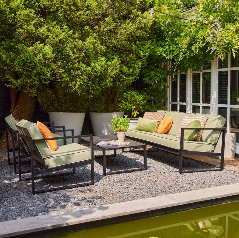 Hartman Loungeset 'Jordan' All Weather, kleur Groen