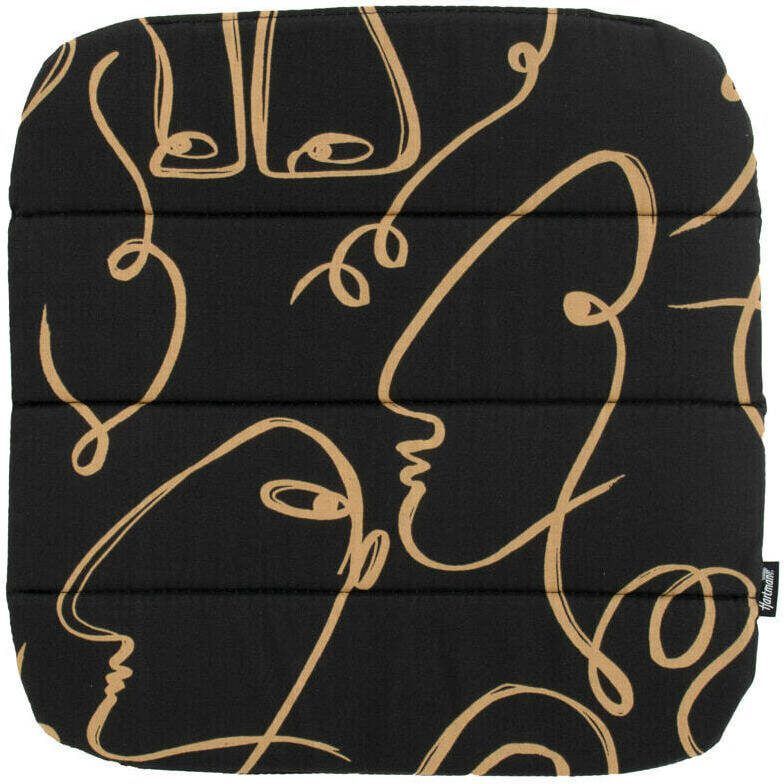 Hartman Tuinkussen 'Faces' t.b.v. Sophie tuinstoelen, kleur Zwart