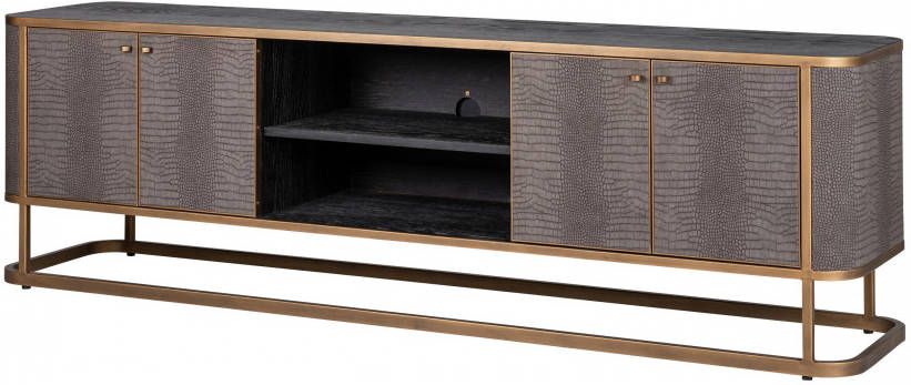 Tv dressoir Classio 4 deuren brushed gold Richmond interiors