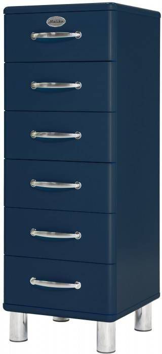 Tenzo ladekast Malibu 6 lades petrol 111x41x41 cm Leen Bakker