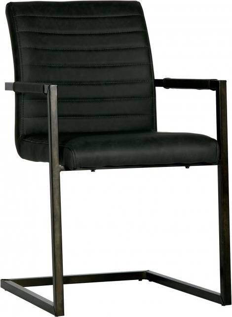 WOOOD Eetkamerstoel 'Bas', kleur Antraciet