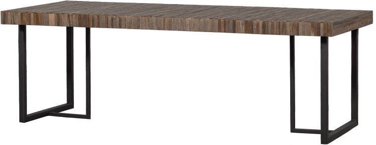 Woood Exclusive Maxime Eettafel Recycled Hout Naturel 76x200x90