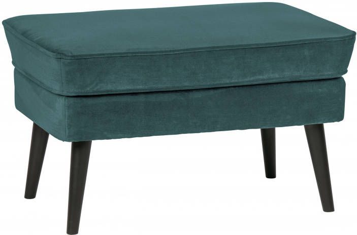 WOOOD Hocker 'Rocco' Velvet, kleur Teal