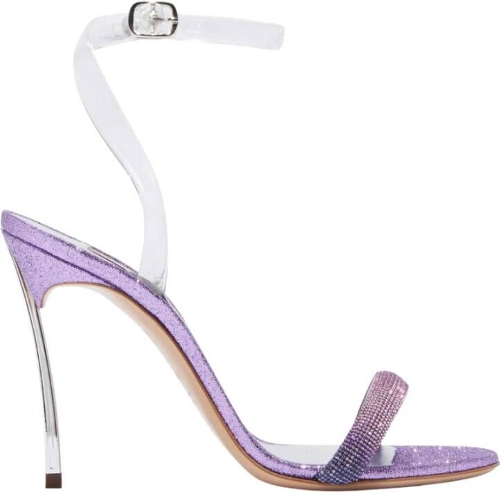 Casadei Blade Hollywood Sandalen , Paars, Dames