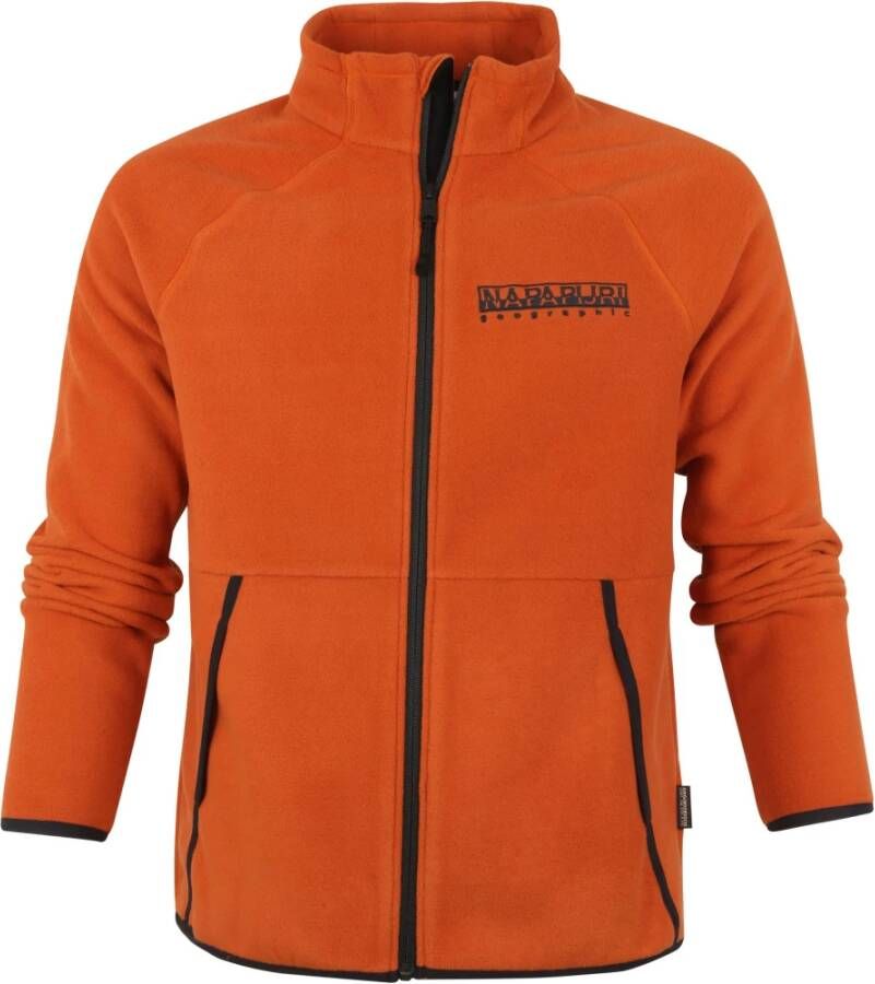 Napapijri Traanbox Fleece Jack , Oranje, Heren