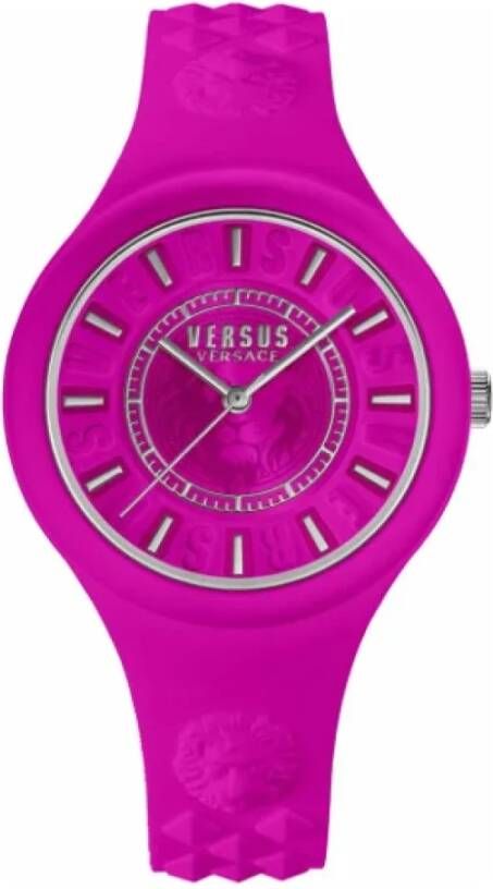 Pre owned Stainless Steel watches Versace Pre owned, Paars, Dames