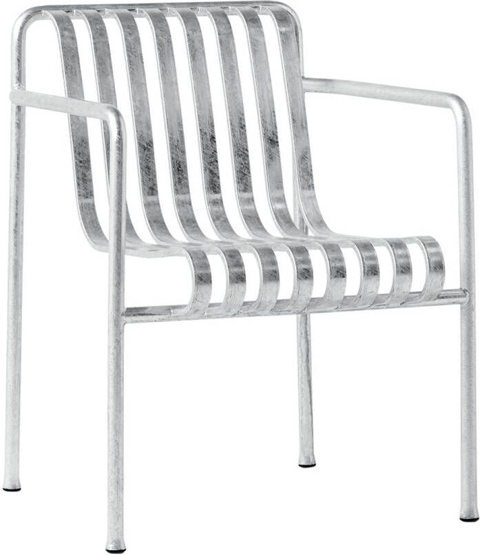 HAY Palissade Dining Armstoel Hot Galvanized