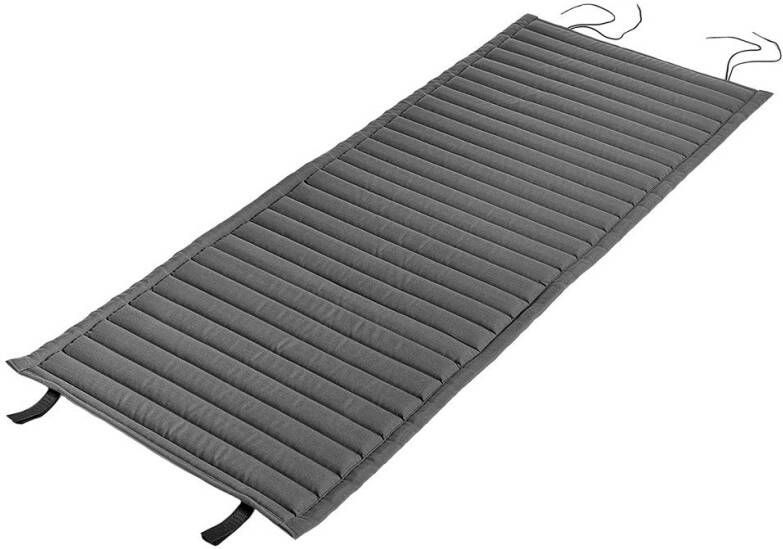 HAY Palissade Kussen Gewatteerd Loungestoel Hoog Antraciet