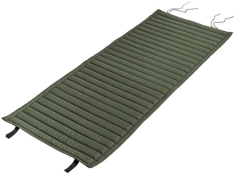 HAY Palissade Kussen Gewatteerd Loungestoel Hoog Olijfgroen