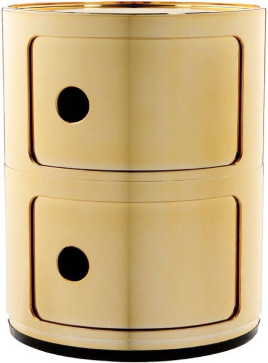 Kartell Componibili kast metallic (2 comp.)