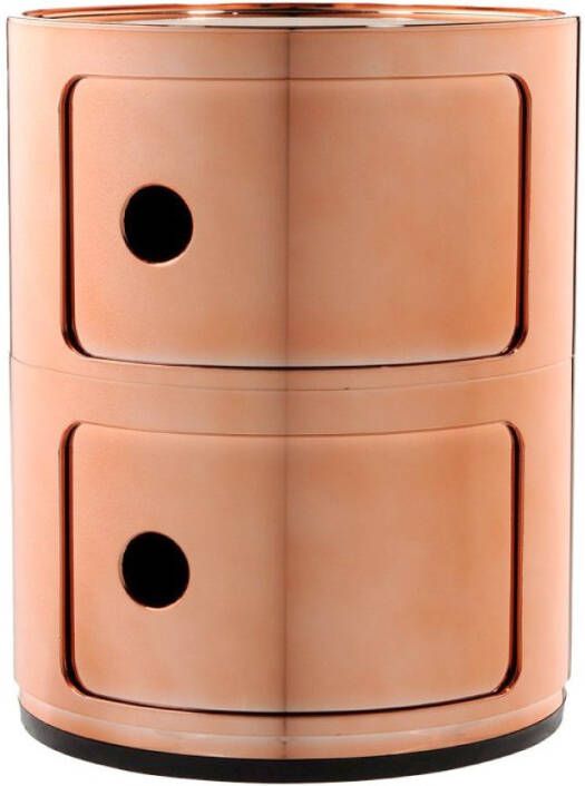 Kartell Componibili kast metallic (2 comp.)