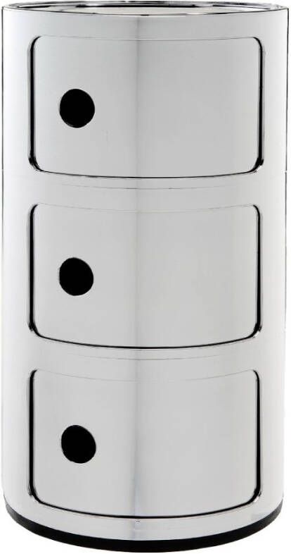 Kartell Componibili kast metallic (3 comp.)