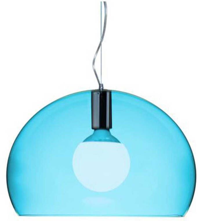 Kartell FL/Y Lamp Small Petrolblauw