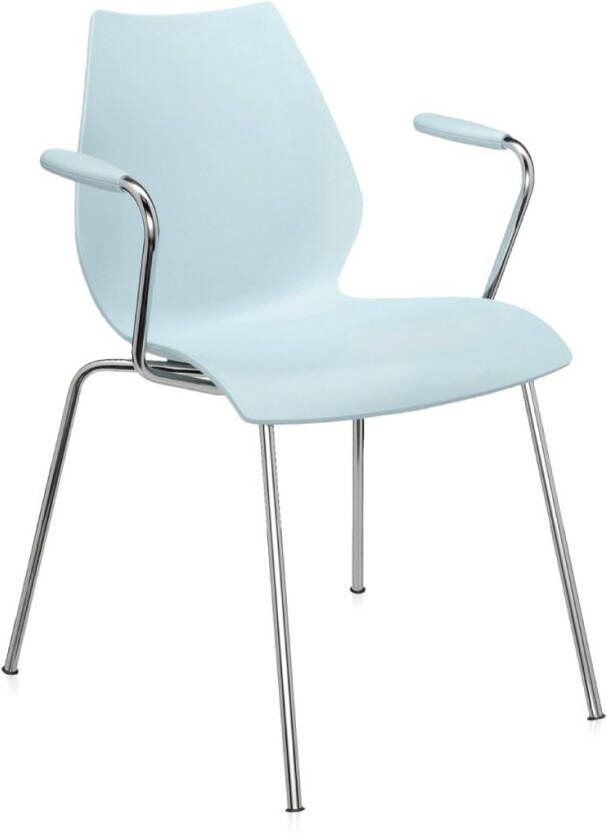 Kartell Maui Armstoel Licht Blauw