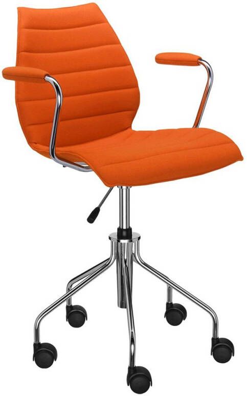 Kartell Maui Soft Bureaustoel Trevira Oranje