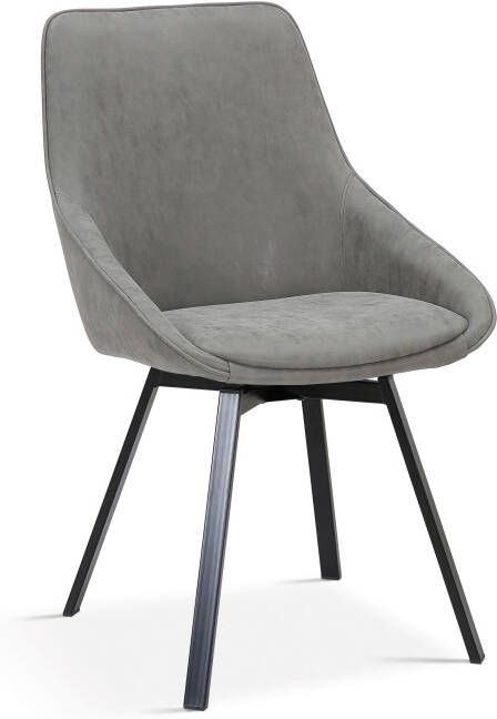 Mobistoxx Design draaiende stoel ISKA lichtgrijs