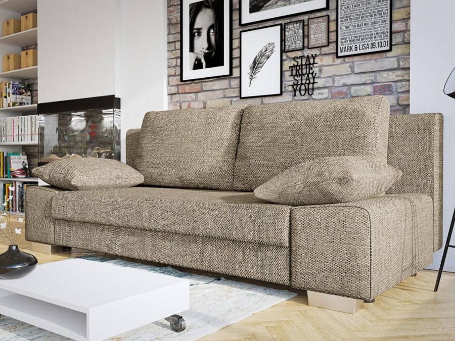 Mobistoxx Slaapbank LAURUS 2 plaatsen beige