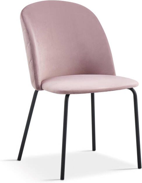 Mobistoxx Stoel LENALA fluweel roze