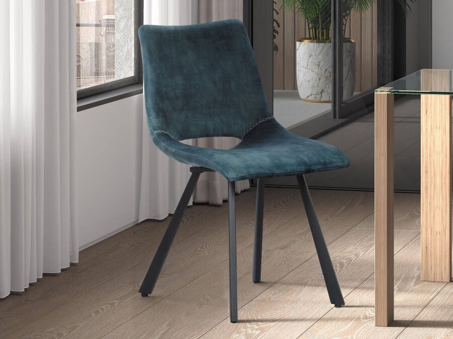 Mobistoxx Stoel SISKA petrolblauw