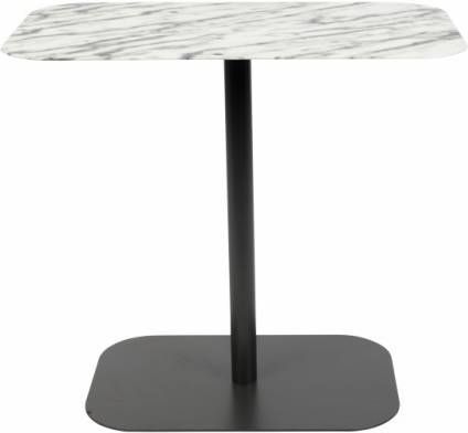 Zuiver Snow Sidetable Rechthoek Staal 50 x 42,5 cm Marmer