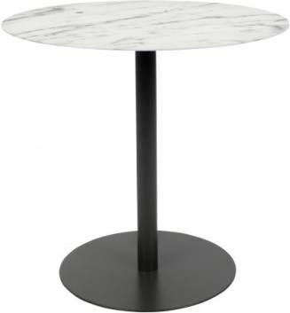 Zuiver Snow Sidetable Ovaal Metaal 42 x 40 cm Marmer
