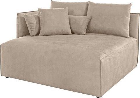 elbgestoeber Ottomane Elbdock korte lounge module zelf samenstellen, breedte 138 cm, diepte 128 cm