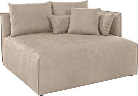 elbgestoeber Ottomane Elbdock korte lounge module zelf samenstellen, breedte 138 cm, diepte 128 cm