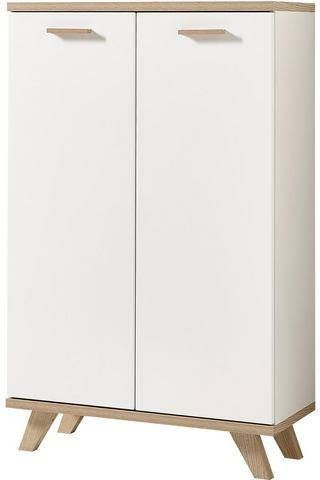 Kast COSMOS 2 deuren 122 cm wit/sanremo