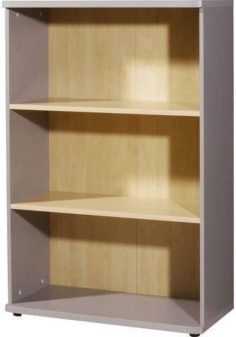 Boekenkast PROFI 3 planken esdoorn/zilver
