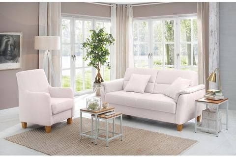 Home affaire 2, 5 zitsbank Palmera Binnenveringsinterieur, 4 stofkwaliteiten