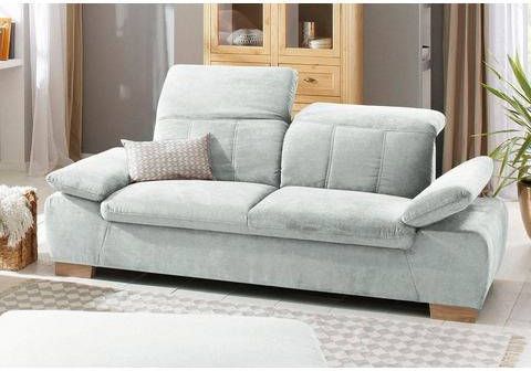 Home affaire 2 zitsbank Bergamo met verstelbare armleuning en rugleuning, binnenvering