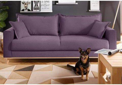 Home affaire 3 zitsbank EDINA ook in katoenmix overtrekstof, in scandinavische stijl